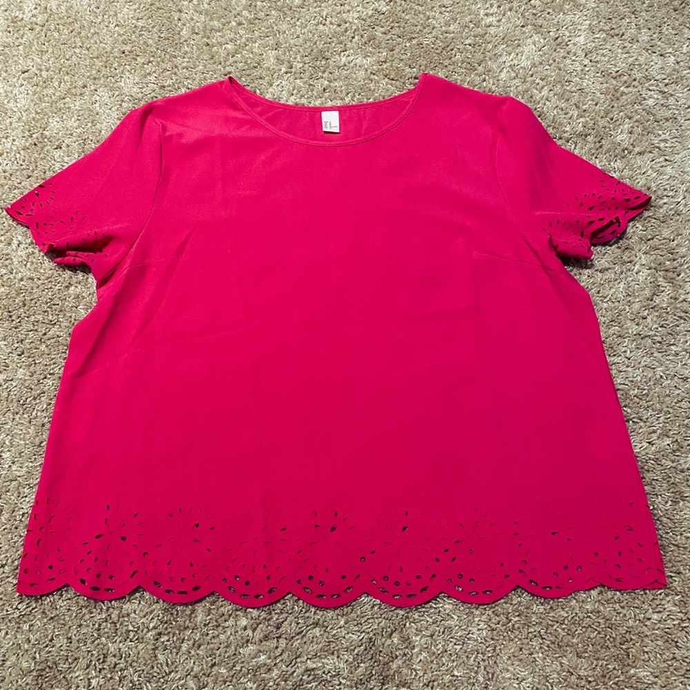 Pink Blouse XL !!MAKE AN OFFER!!